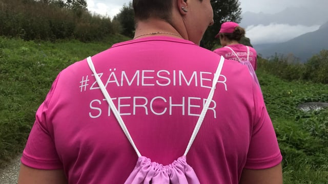 Pink Ribbon Walk ad Ardez: Organisaturas e participantas èn cuntentas