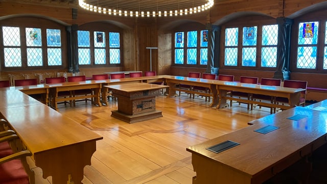 sala communala Cuira. sala communala Cuira.
