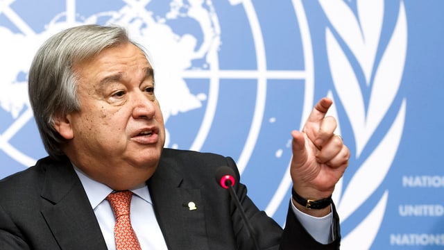 António Guterres, il cumissari da fugitivs da l'ONU.
