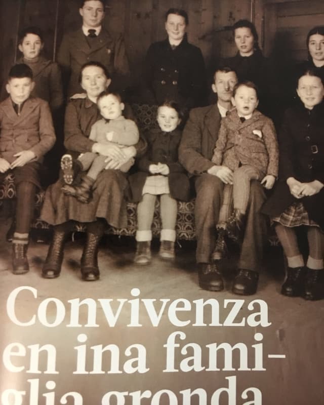 La famiglia Seiler-Cavegn 1942.