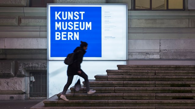 L'entrada dal museum d'art a Berna