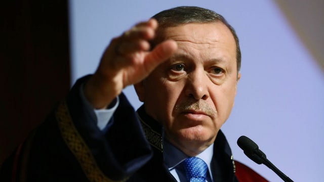 Il president tirc Recep Tayyip Erdogan.