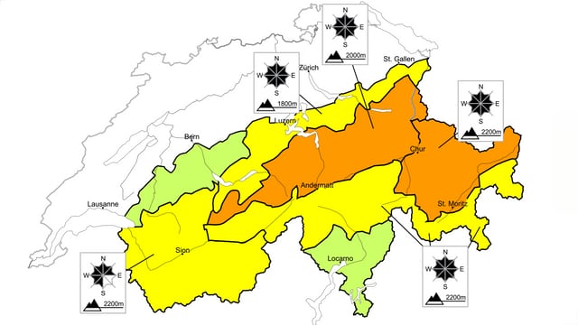 carta cun privel considerabel en il nord da las alps carta cun privel considerabel en il nord da las alps