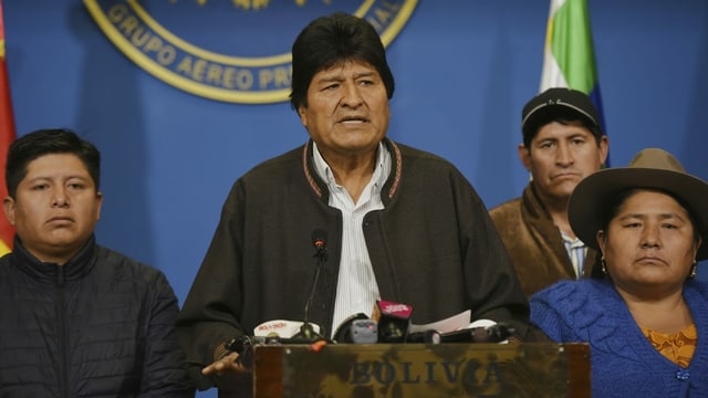 Purtret dad Evo Morales. 