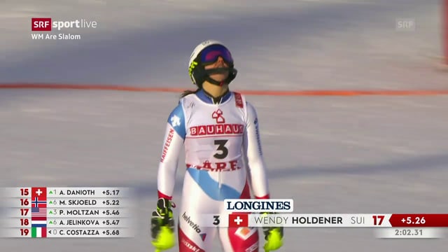 Saira: Wendy Holdener manchenta medaglia da slalom ad Åre