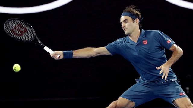 Roger Federer gudogna ses emprim gieu en il Australian Open.