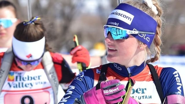 Alessia Laager da nov en il cader da Swiss Ski