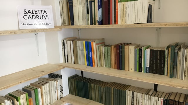La biblioteca da Cadruvi.