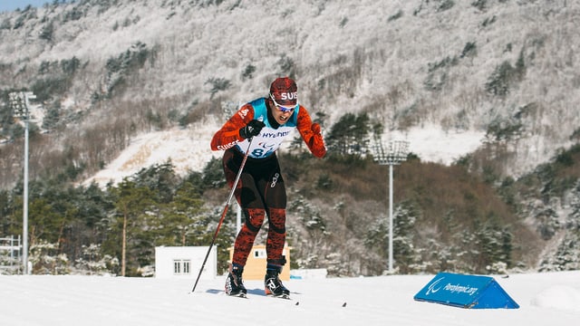 Luca Tavasci durant Paralimpics