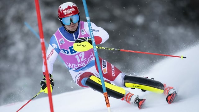 La decisiun dal slalom a Wengen