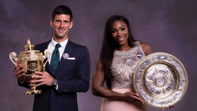Novak Djokovic e Serena Williams