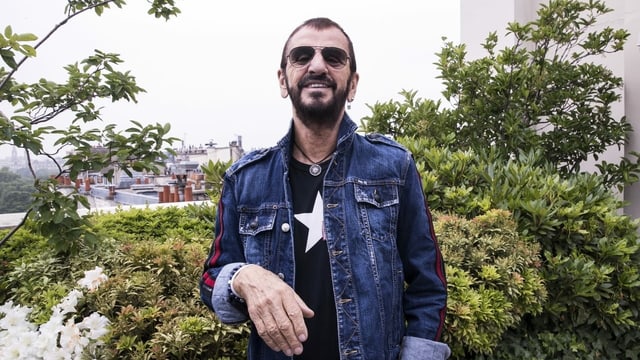 Ringo Starr portrait.