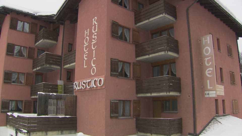 Ils requirents da asil èn arrivads en il hotel Rustico a Laax.