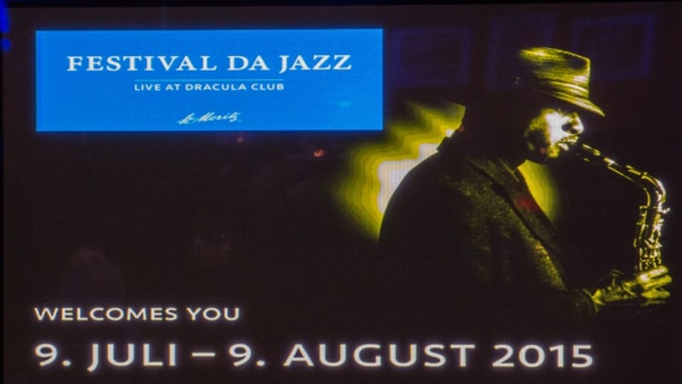 Il logo dal festival da jazza a San Murezzan.