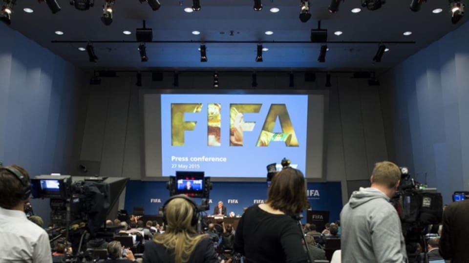 Conferenza da medias da la Fifa a chaschun da l'arrest da 7 funcziunaris.