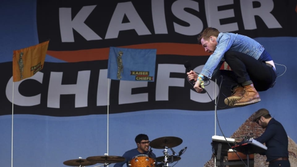 Chantadur Ricky Wilson da la band Kaiser Chiefs.