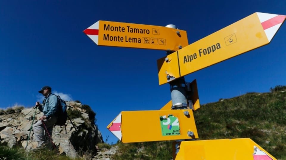Tavla da viandar: Monte Tamaro - Monte Lema.