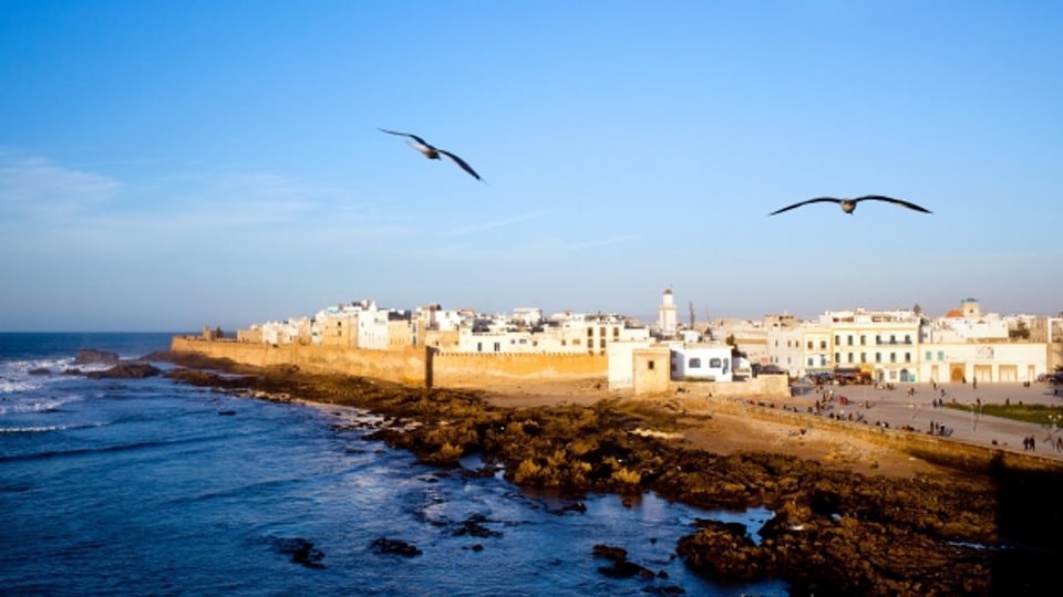 La cità Essaouira a Maroc.