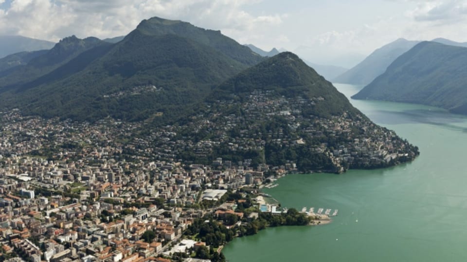 Lugano ed il Monte Brè.
