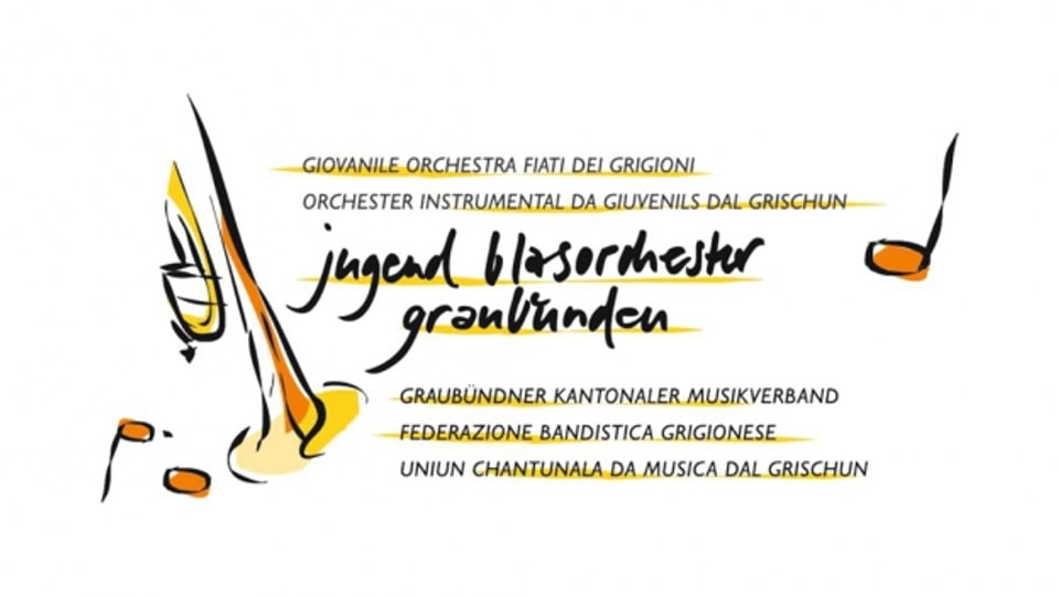 Logo da l'orchester instrumental da giuvenils dal Grischun.