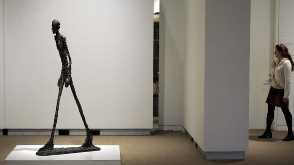 l’homme qui marche dad Alberto Giacometti.