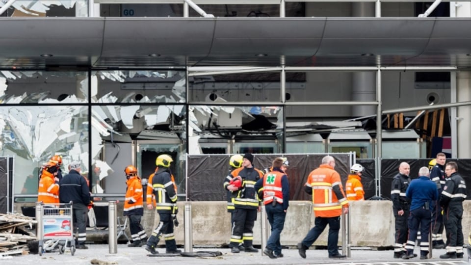 Plazza aviatica da Brüssel-Zaventem suenter ils attentats