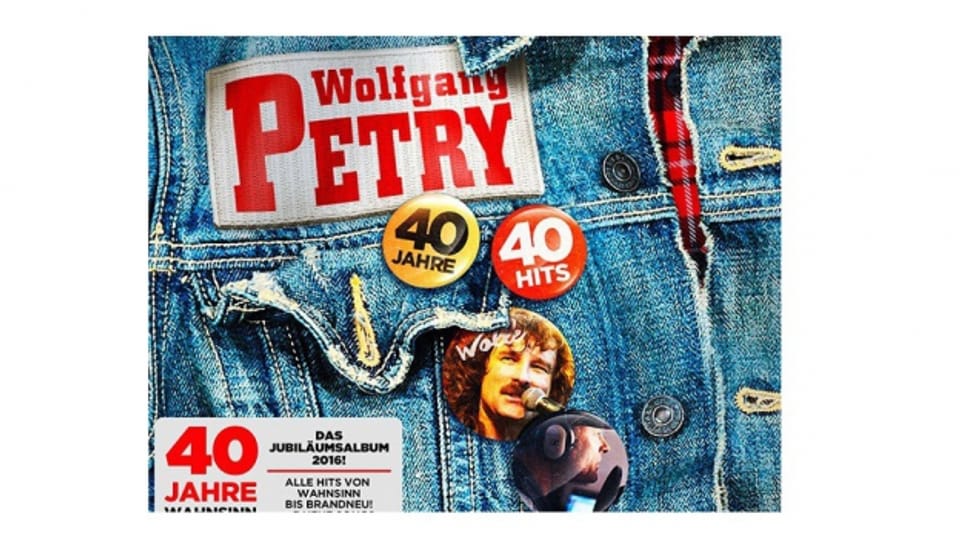 La cuverta dal disc «40 Jahre - 40 Hits» da Wolfgang Petry.
