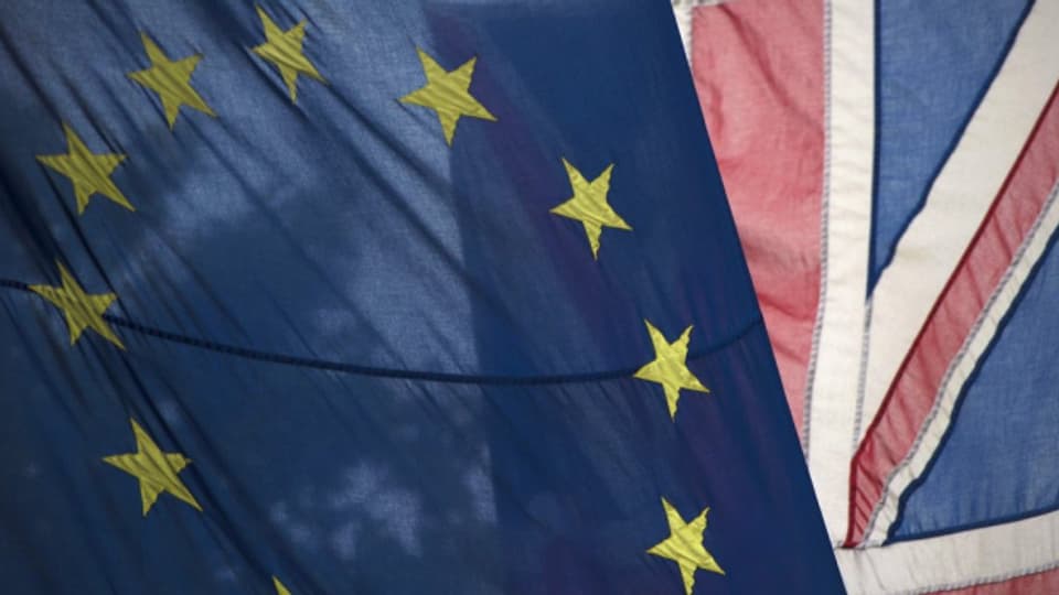 Bandiera da l'UE e da la Gronda Britannia