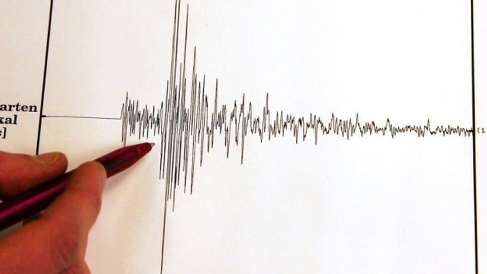 il seismogram inditgescha la fermezza dal terratrembel