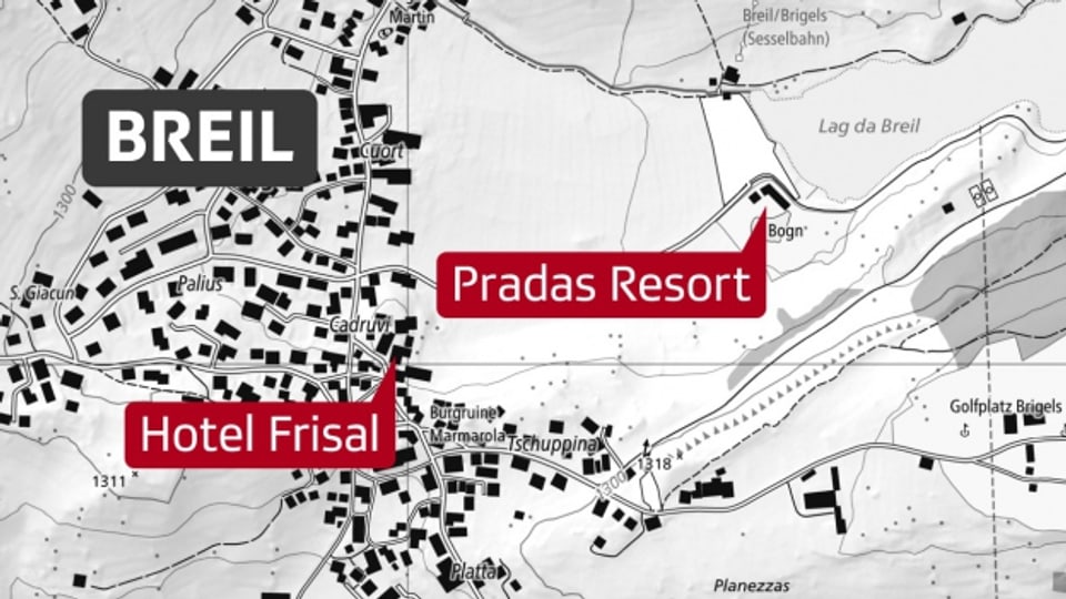 Hotel Frisal e Resort Pradas.