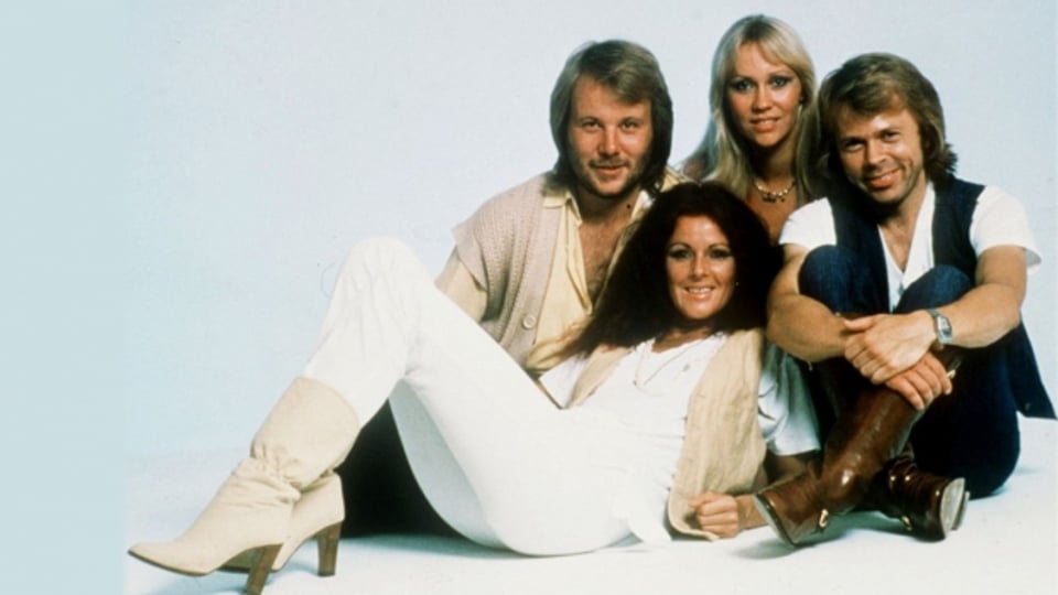 Agnetha Fältskog, Anni-Frid, Björn e Benny da ABBA il 1979