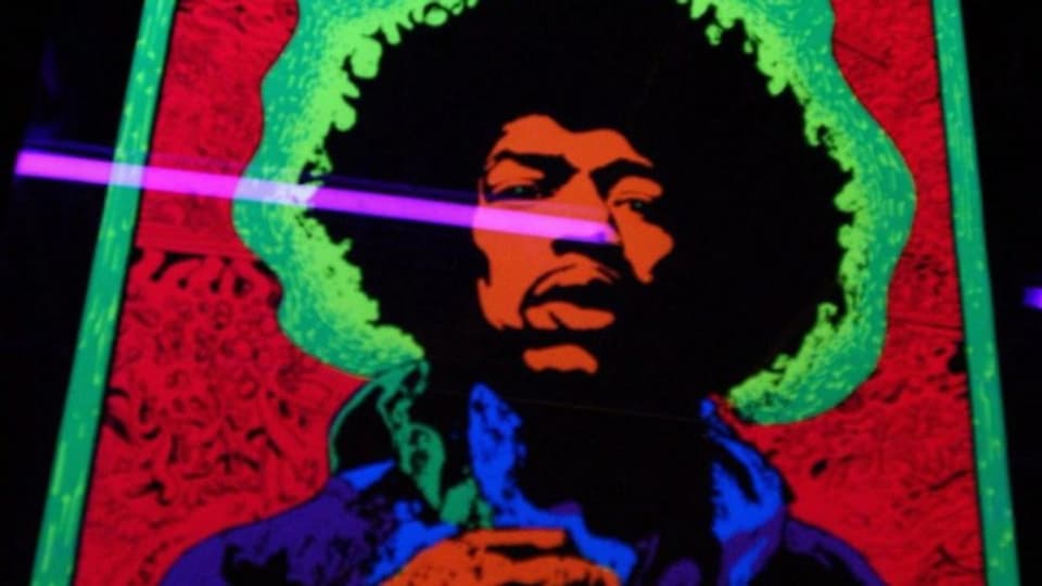 Jimmy Hendrix figura legendara en la scena da rock.