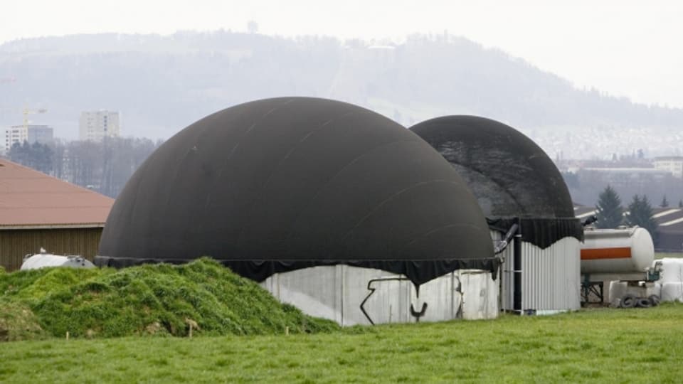 Tancs da biogas.