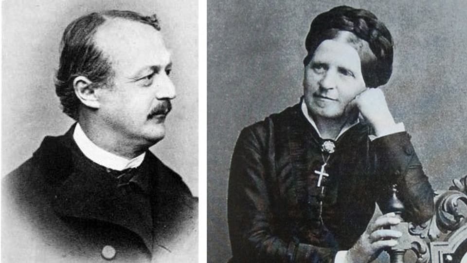 Conrad Ferdinand Meyer e Johanna Spyri.