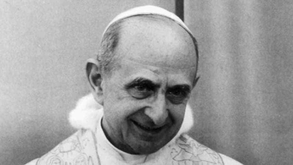 Papa Paul VI, il parsura da la baselgia catolica dals 1963 fin ils 1976.