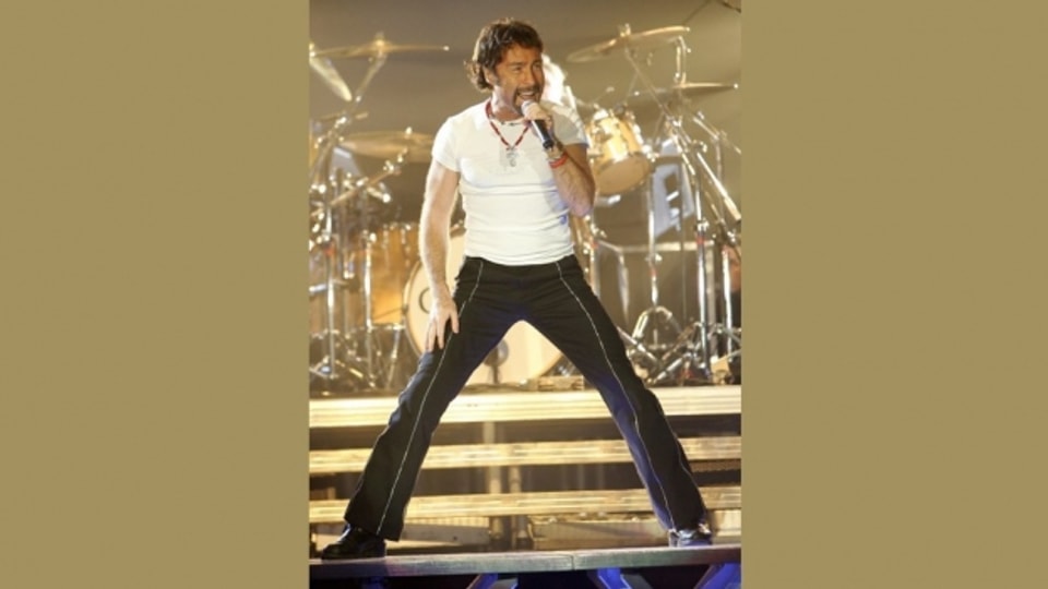 Paul Rodgers durant in concert l'onn 2005