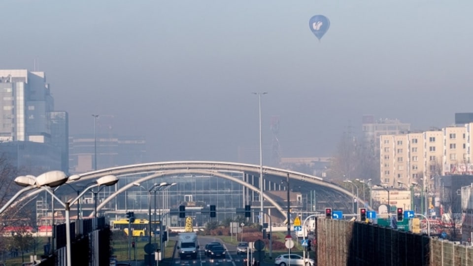 Katowice pitescha da smog entras la polluziun da l'aria.