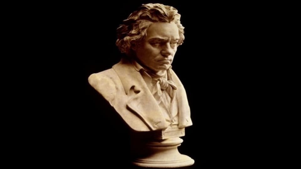 Mesa statua da Ludwig van Beethoven, creà da Hugo Hagen.