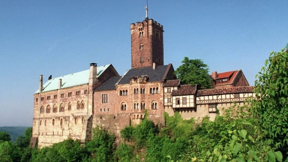 La fortezza Eisenach a Thüringen, in lieu historic en Germania.