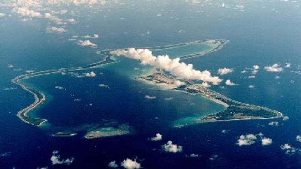 Las inslas da Chagos en el ozean indic.