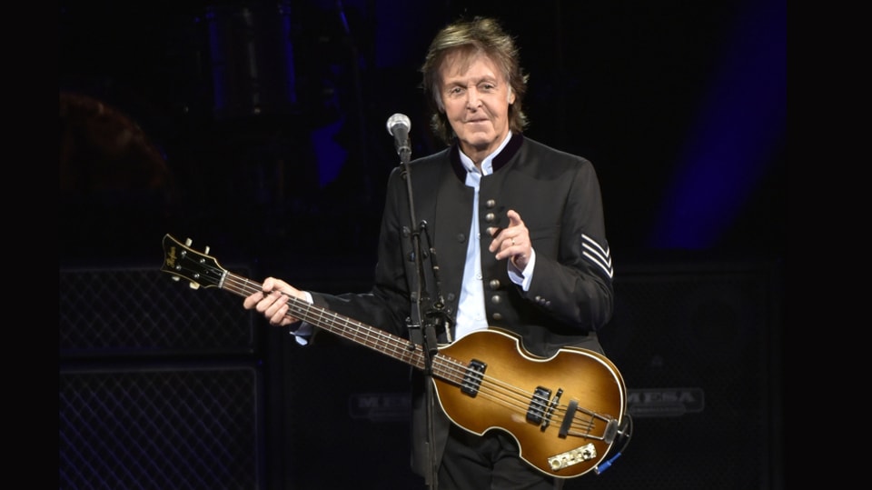 Paul McCartney durant in concert l'onn 2017