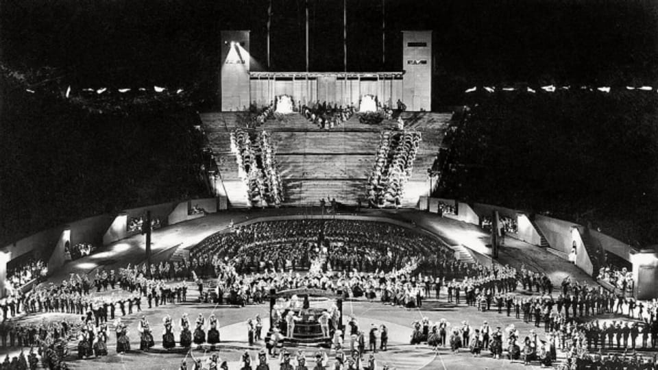 L'arena da festa il 1955.