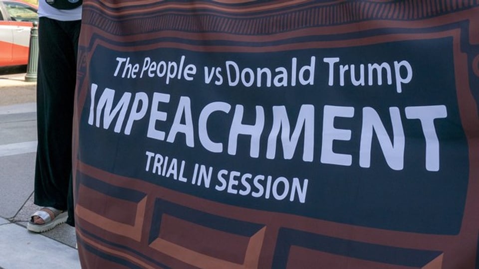 In placat che pretenda in «impeachment» cunter Donald Trump.