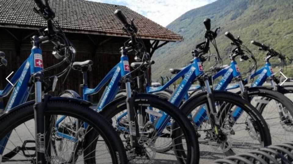 E-bike sharing en Valle di Blenio.