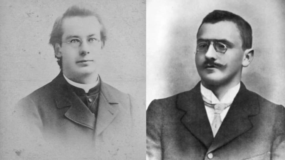 Flurin Camathias ed Alfons Tuor, omadus naschids en Surselva il 1871