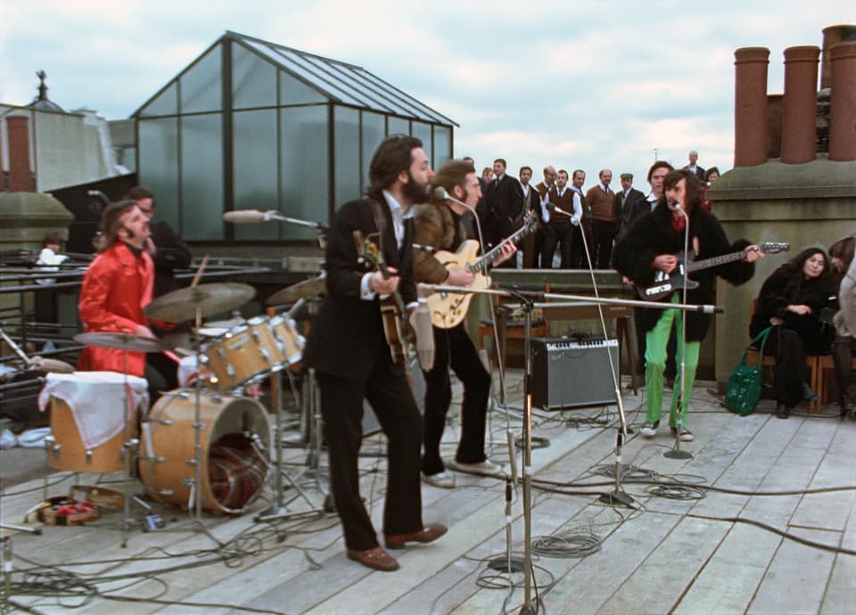 The Beatles durant lur davos concert a Londra