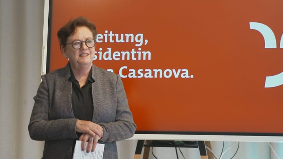 La presidenta da Grischun viva, Corina Casanova.