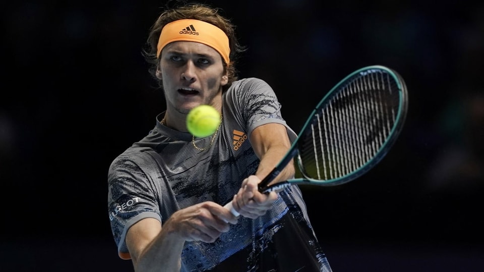 Alexander Zverev en acziun.