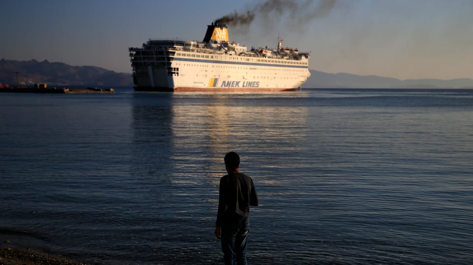 Ina navetta datiers da l'insla greca Kos.
