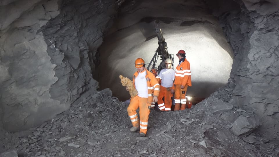 La Sontga Barbara ha protegì ils miniers durant las lavurs da construcziun.